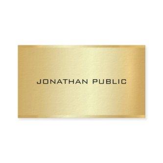 Attorney Elegant Professional Faux Gold Template