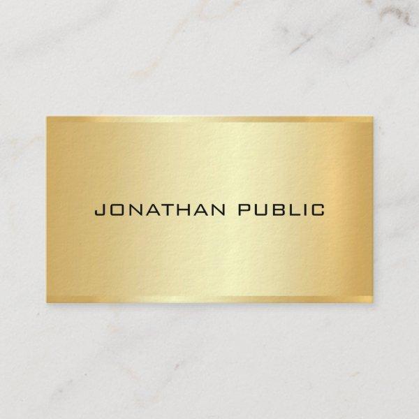 Attorney Elegant Professional Faux Gold Template