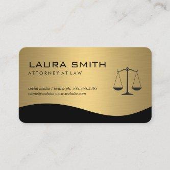 Attorney / Gold Metallic Scales