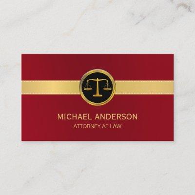 Attorney Lawyer Gold Scale of Justice Elegant