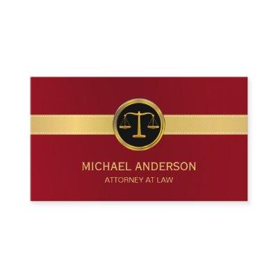 Attorney Lawyer Gold Scale of Justice Elegant