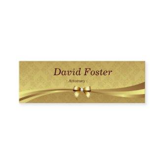 Attorney - Shiny Gold Damask Mini