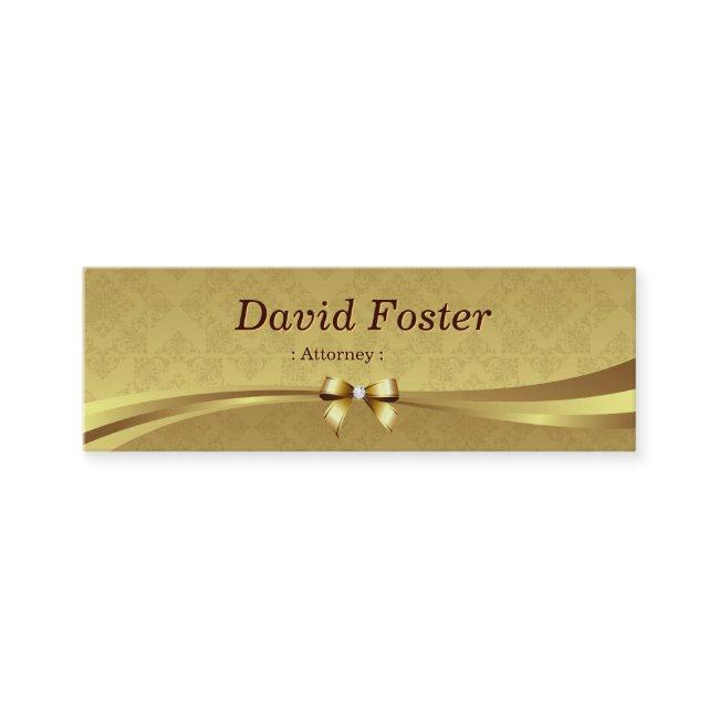 Attorney - Shiny Gold Damask Mini