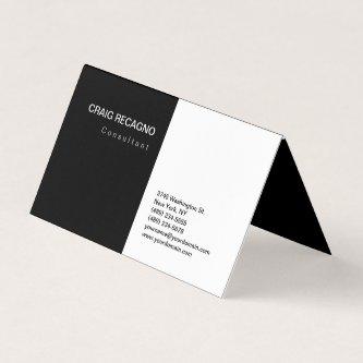 Attractive Black White Modern Minimalist Plain