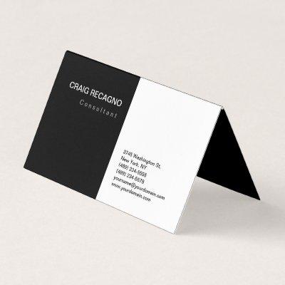 Attractive Black White Modern Minimalist Plain