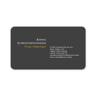 Attractive Gray Yellow Professional Modern