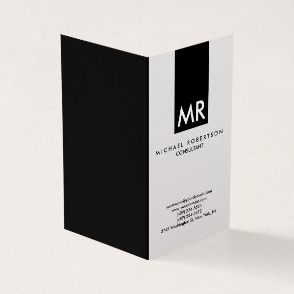 Attractive Monogram Black White Modern