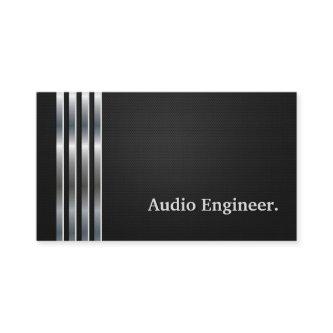 Audio Engineer Professional Black Silver