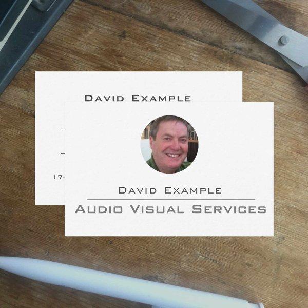 Audio Visual Services with Photo of Holder