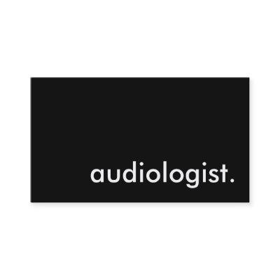 audiologist.