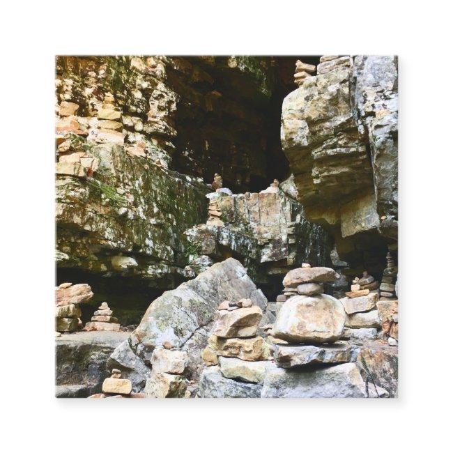 ausable chasm rock cairns square