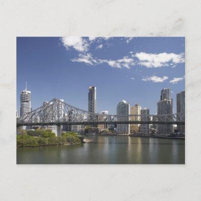 Australia, Queensland, Brisbane, Story Bridge, Postcard