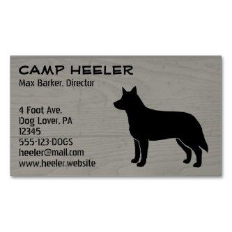 Australian Cattle Dog Blue Heeler Silhouette Magnetic