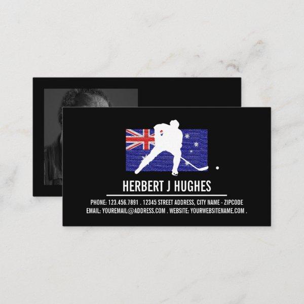 Australian Flag, Hockey Player, Hockey Coach Photo