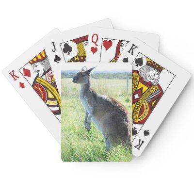 Australian Kangaroo Playing Cards
