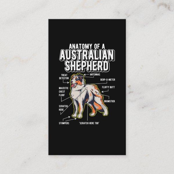 Australian Shepherd Anatomy Funny Dog