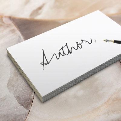 Author Freelance Writer Handwriting Script