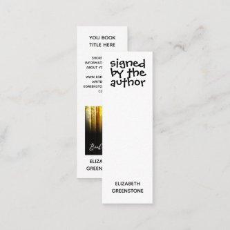 Author Promotional Signed Mini Bookmark Card