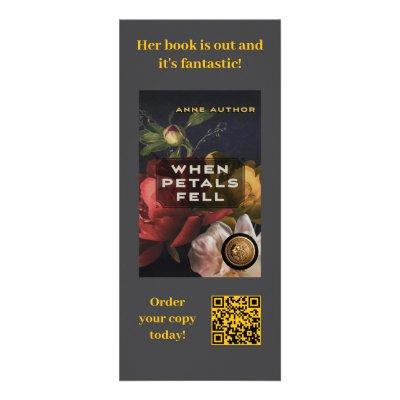 Author Signing Book Release Promotional Rack Card