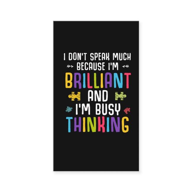 Autism Awareness Brilliant Child Autistic Puzzle
