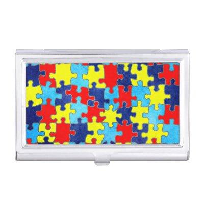 Autism Awareness-Puzzle by Shirley Taylor Case For