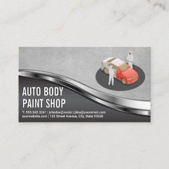 Auto Body Paint Garage Shop | Workers