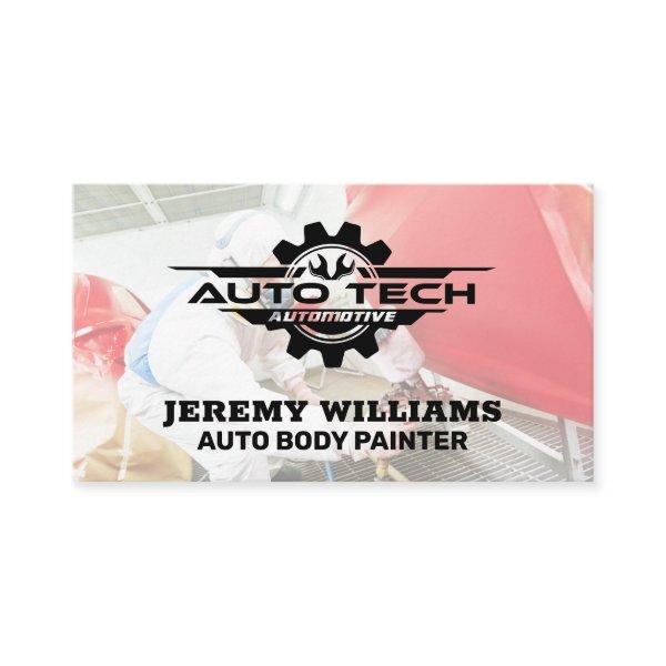 Auto Body Paint Shop | Auto Tech Logo