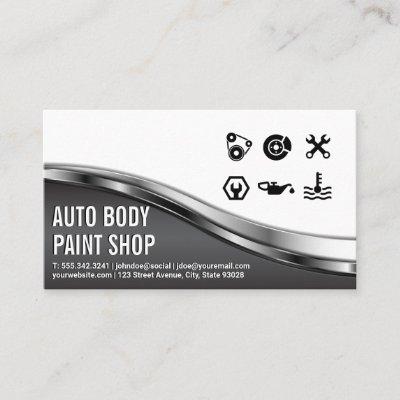 Auto Body Shop | Car Service Icons
