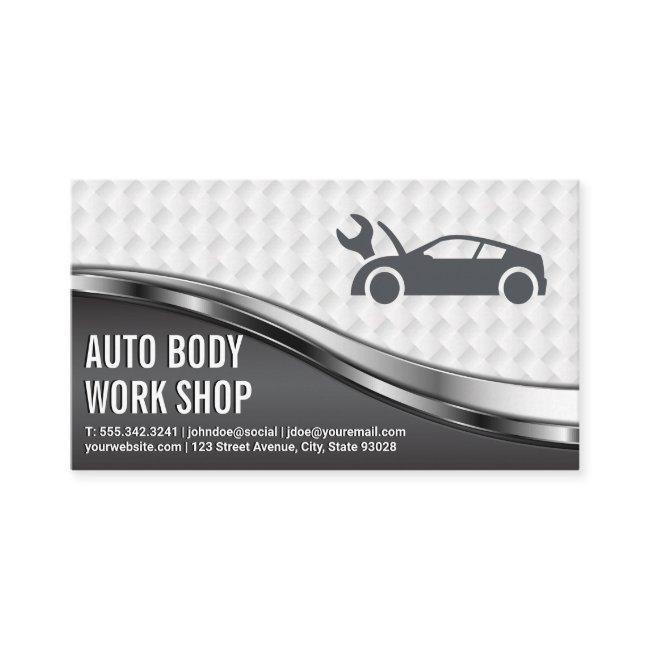 Auto Body Work Shop | Car Logo with Wrench