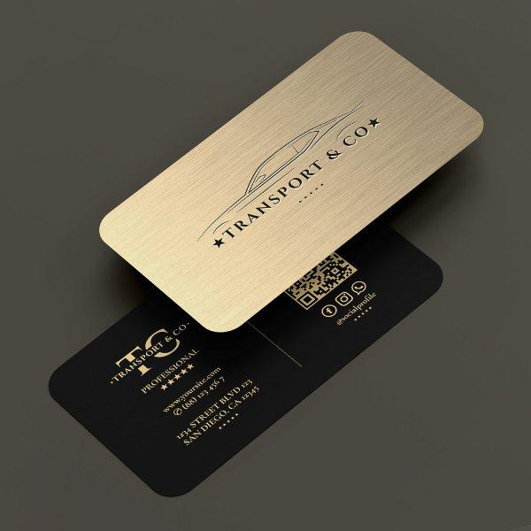 Auto Car Driver Transport Black Faux Gold Modern