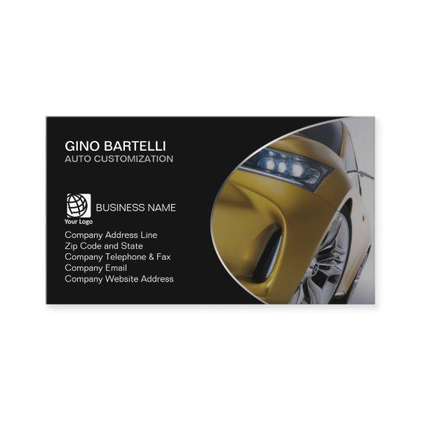 Auto Customization Yellow Car Automotive