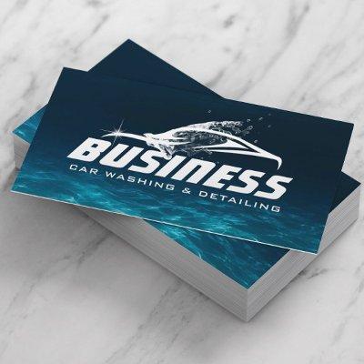 Auto Detailing Automotive Car Wash Deep Blue
