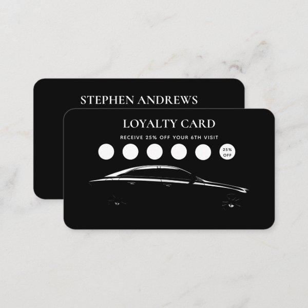 Auto Detailing Cleaning Auto Repair Loyalty Card