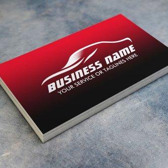 Auto Detailing Professional Black & Red Automotive