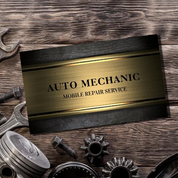 Auto Mechanic Automotive Repair Service Metal