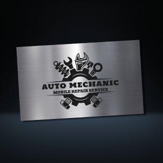 Auto Mechanic Automotive Repair Service Metal
