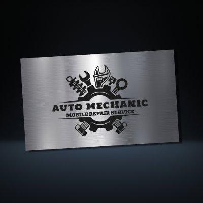 Auto Mechanic Automotive Repair Service Metal