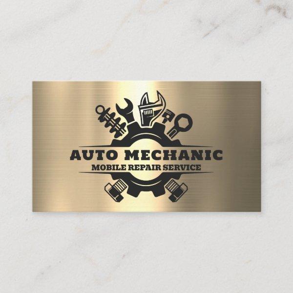 Auto Mechanic Automotive Repair Service Metal