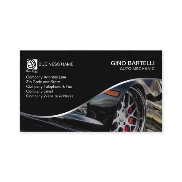 Auto Mechanic Black Sports Car Automotive