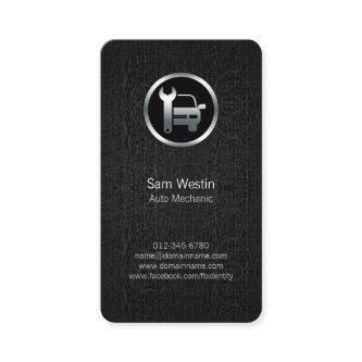 Auto Mechanic Car Wrench Icon Black