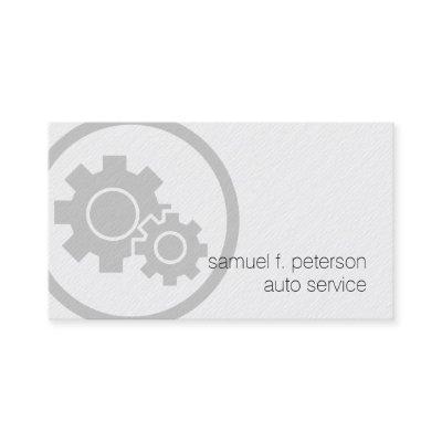 Auto Mechanic Gear Cogs Bold Icon Paper Texture