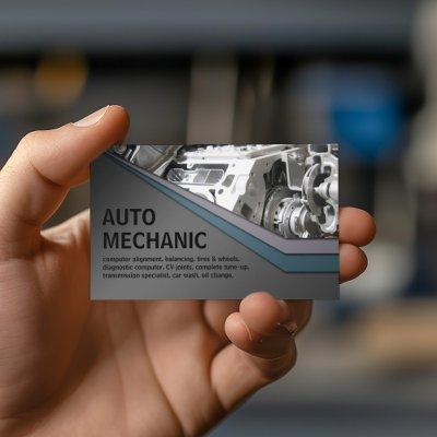 Auto Mechanic Service Metal