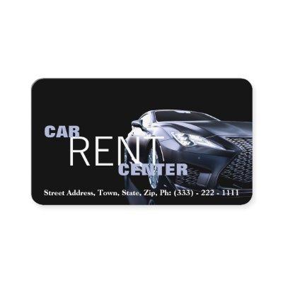 Auto Rent car Navy black Luxury Driver Formal