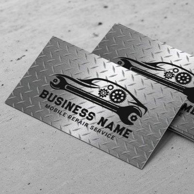 Auto Repair Automotive Mobile Mechanic Metal