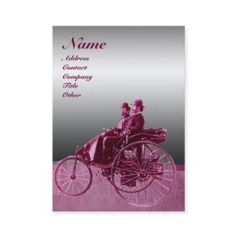 AUTO REPAIR AUTOMOTIVE MONOGRAM CHROME METAL red