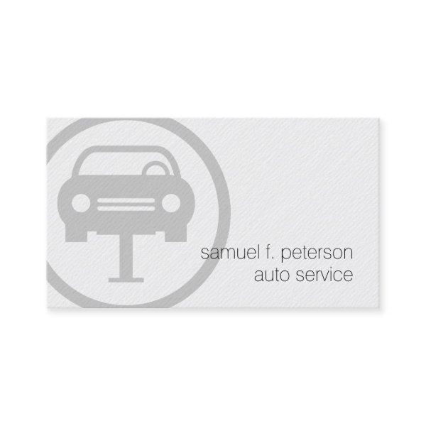 Auto Service Mechanic Bold Icon Paper Texture
