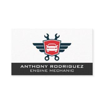 Auto Shop Wrenches Car Logo | Technician