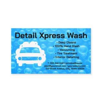 Auto Wash Logo Design | Water Bubbles