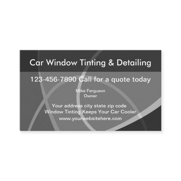 Auto Window Tinting And Detailing