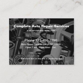 Automobile Repair Services Auto Parts Theme